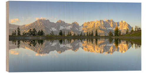 Holzbild Wilder Kaiser in Tirol