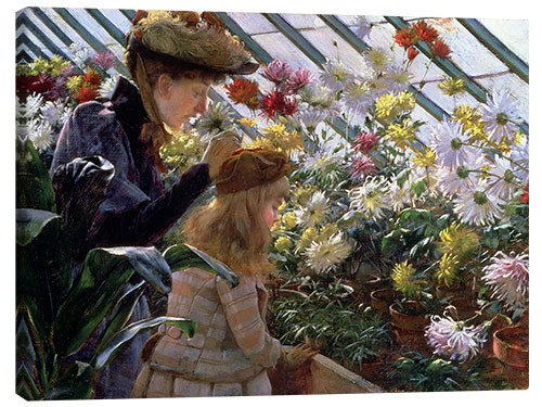 Canvas-taulu Chrysanthemums, 1890