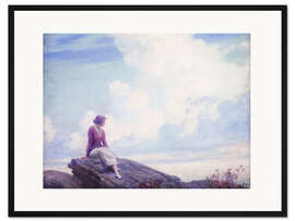 Gerahmter Kunstdruck The Pink Cloud, 1925