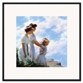 Framed art print On the Cliff, 1910