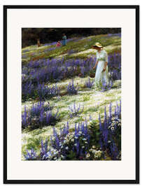 Gerahmter Kunstdruck On a Hill, 1914