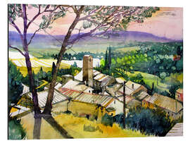 Magnettafel Toskana, Vicopisano Dächer