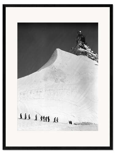 Impresión de arte enmarcada Snow Walk