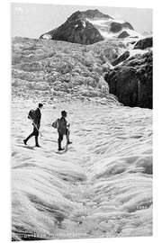 Foam board print Hike Through the Alps