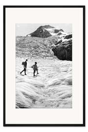 Gerahmter Kunstdruck Wanderung durch die Alpen