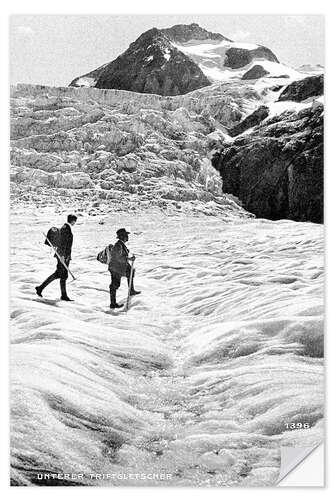 Vinilo para la pared Hike Through the Alps