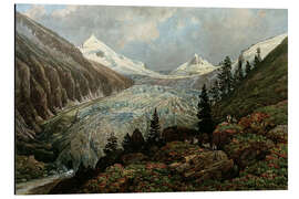 Magnettafel Ober-Sulzbachkees mit dem Großvenediger, 1834