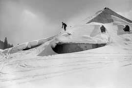 Magnettafel Steile Abfahrt