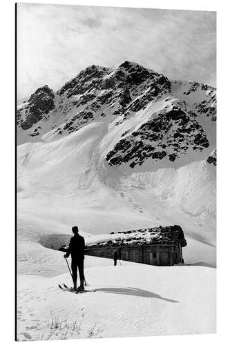 Cuadro de aluminio At the Mountain Hut