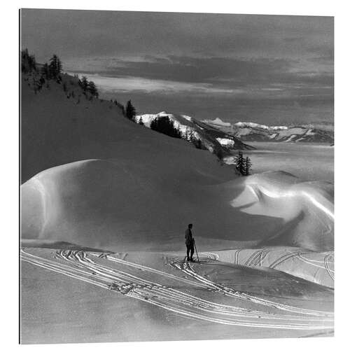 Gallery print Ski Tracks in a Winter Landscape, 1920