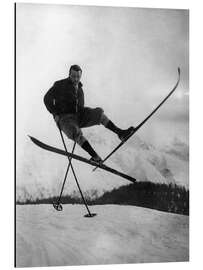 Magnettafel Kunst mit Skier