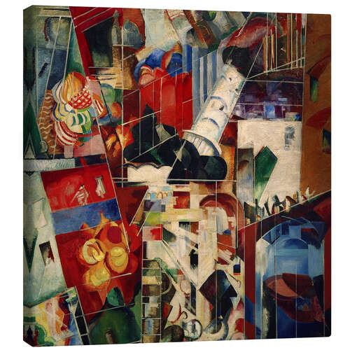 Leinwandbild Synthetische Stadt (Moskau), 1914