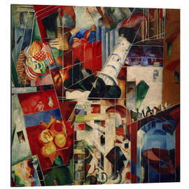 Magnettafel Synthetische Stadt (Moskau), 1914