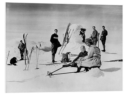 PVC print Group Portrait in the Snow