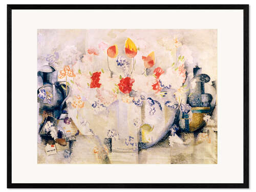 Plakat artystyczny premium w ramie Vase With Bouquet of Flowers