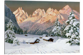 Gallery Print Winteridylle in den Alpen