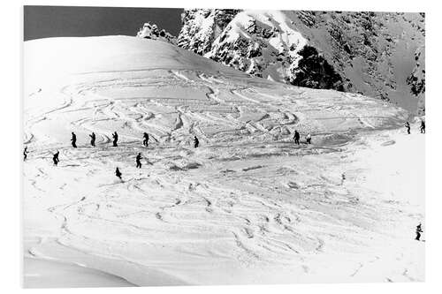 PVC print Downhill Skiing in the Alps