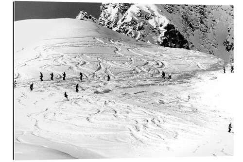 Gallery print Downhill Skiing in the Alps