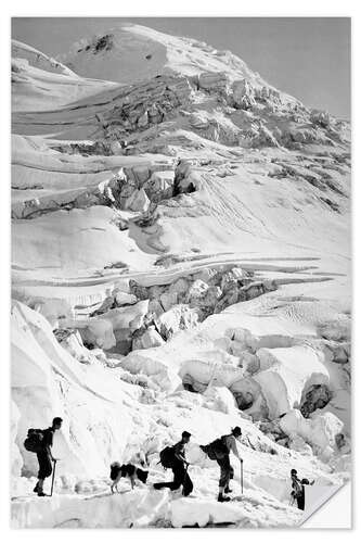 Sisustustarra Hikers in the Alps