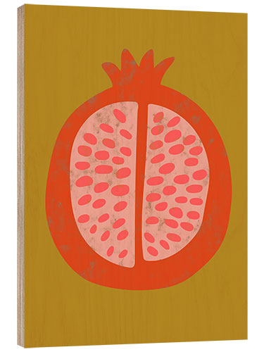 Wood print Fruit Party VI