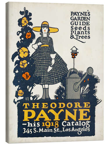 Leinwandbild Payne's Garden Guide, Catalog 1918