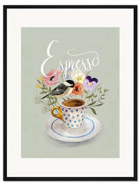 Gerahmter Kunstdruck Early Bird II