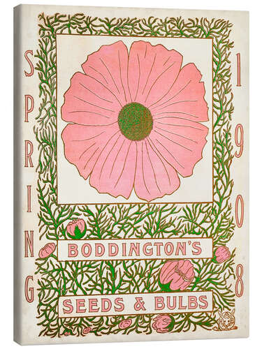 Canvas print Boddington's Seeds & Bulbs, 1908