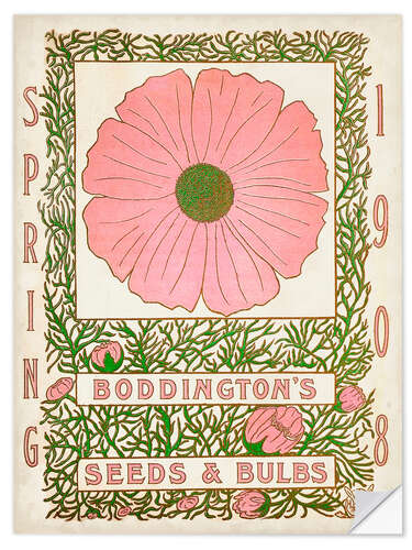 Sticker mural Boddington's Seeds & Bulbs, 1908