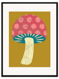 Gerahmter Kunstdruck Veggie Party V