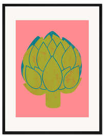 Gerahmter Kunstdruck Veggie Party I