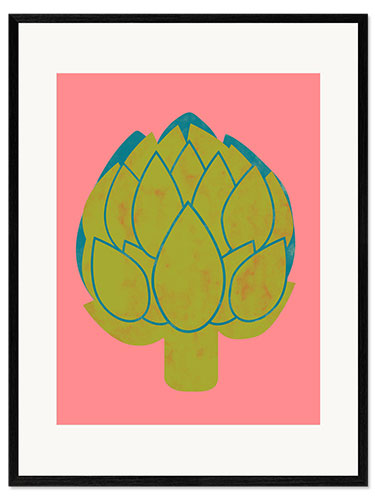 Stampa artistica con cornice Veggie Party I