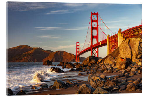 Acrylglasbild Golden Gate Bridge, San Francisco