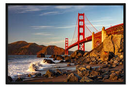 Gerahmter Kunstdruck Golden Gate Bridge, San Francisco