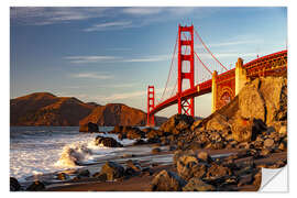 Naklejka na ścianę Golden Gate Bridge, San Francisco