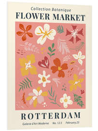 Foam board print Flower Market Rotterdam