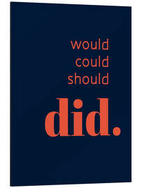 Magnettafel Would Could Should - Did V