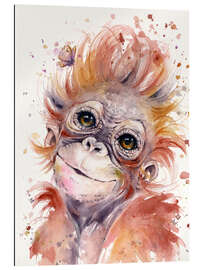 Tableau en plexi-alu Baby Orangutan