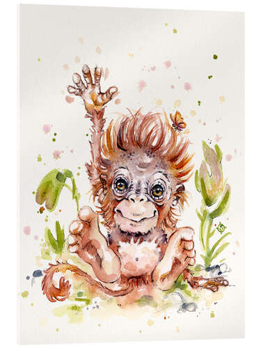 Acrylglas print Sweet Monkey