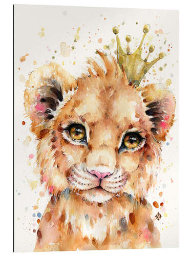 Galleriprint Small Lion With Crown