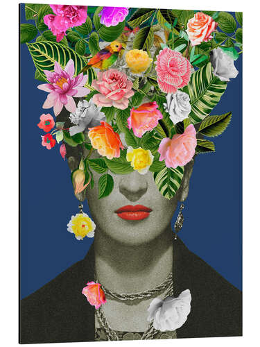 Aluminium print Floral Frida II