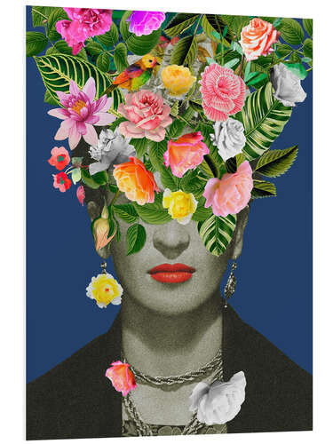 Tableau en PVC Floral Frida II