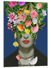 Quadro em plexi-alumínio Floral Frida II