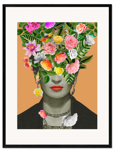 Impression artistique encadrée Floral Frida III