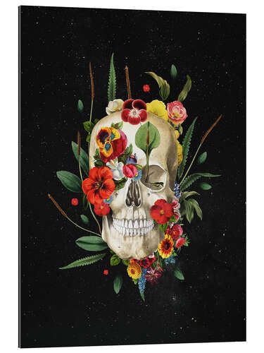 Gallery print Floral Skull