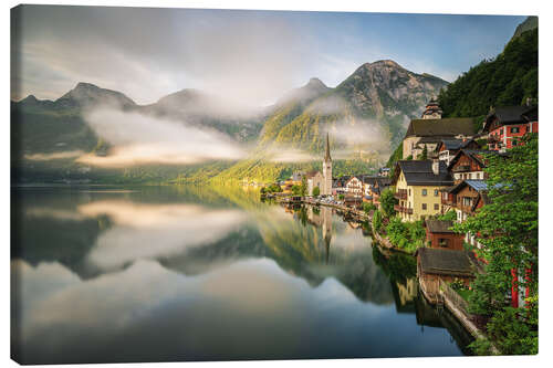 Leinwandbild Hallstatt im Sommer