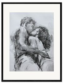 Framed art print Kiss