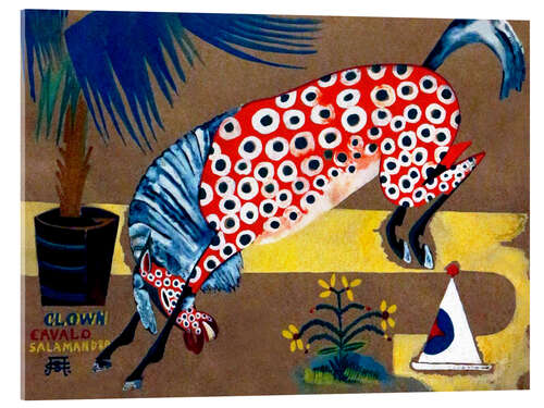 Acrylic print Clown, Horse, Salamander, 1911