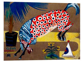 Hartschaumbild Clown, Pferd, Salamander, 1911 - Amadeo de Souza-Cardoso