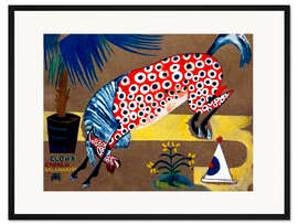 Gerahmter Kunstdruck Clown, Pferd, Salamander, 1911 - Amadeo de Souza-Cardoso