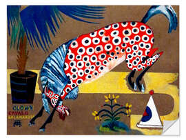 Wandsticker Clown, Pferd, Salamander, 1911 - Amadeo de Souza-Cardoso